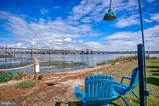 property view of water