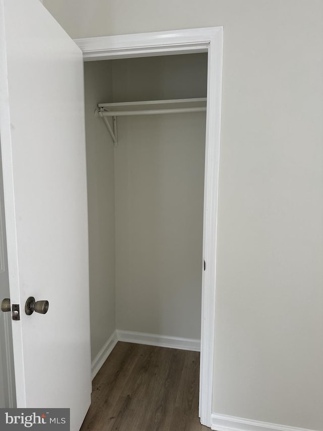 view of closet