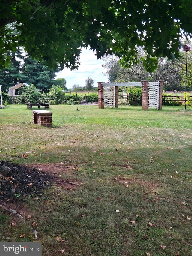 view of yard