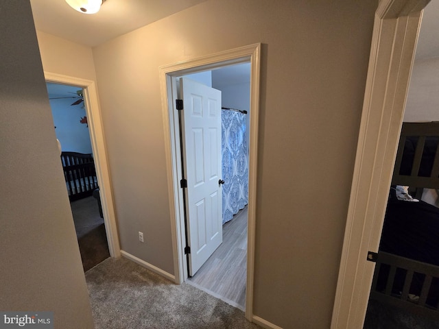 910 Sapphire Ct, Salisbury, MD 21804 - hallway featuring baseboards and carpet flooring