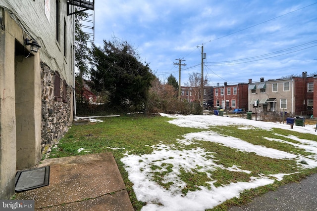 view of yard