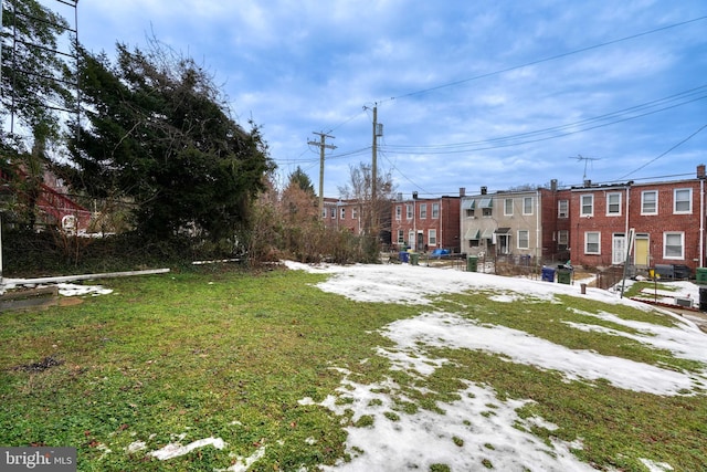 view of yard