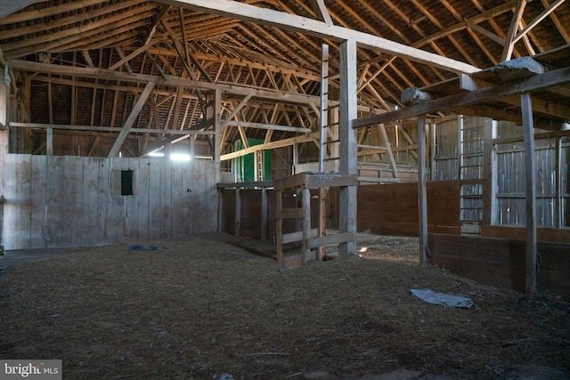 view of stable