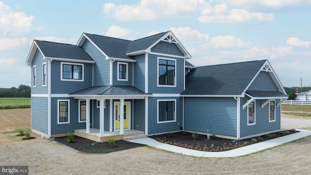 view of front of house featuring covered porch