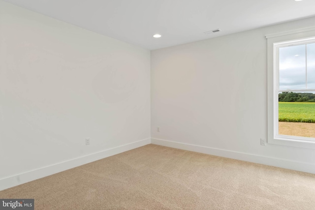 unfurnished room with carpet