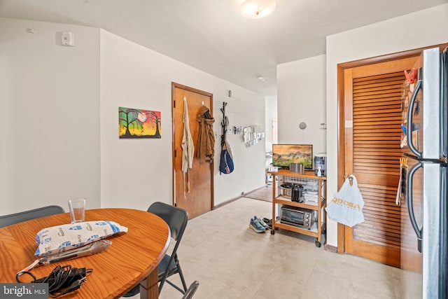 dining room featuring light hardwood / wood-style flooring