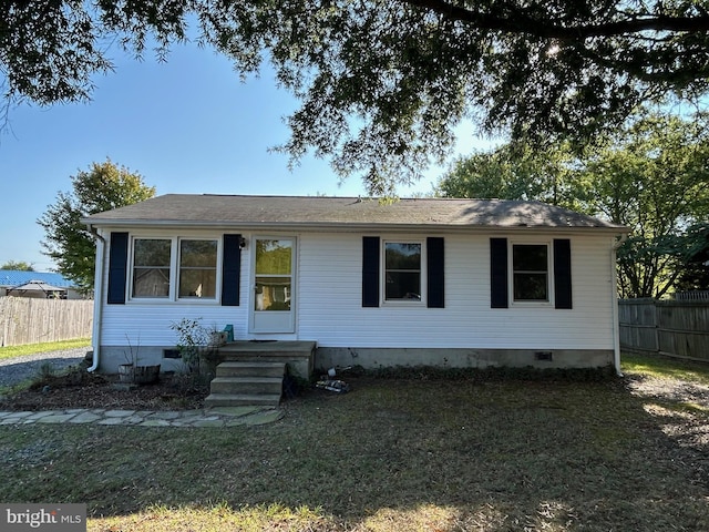 view of front of house