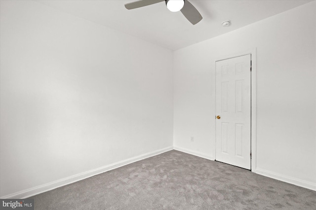 413 36th St NE, Washington, DC 20019 - carpeted spare room with a ceiling fan and baseboards