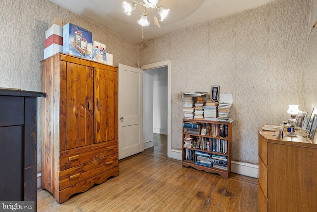 interior space featuring hardwood / wood-style flooring