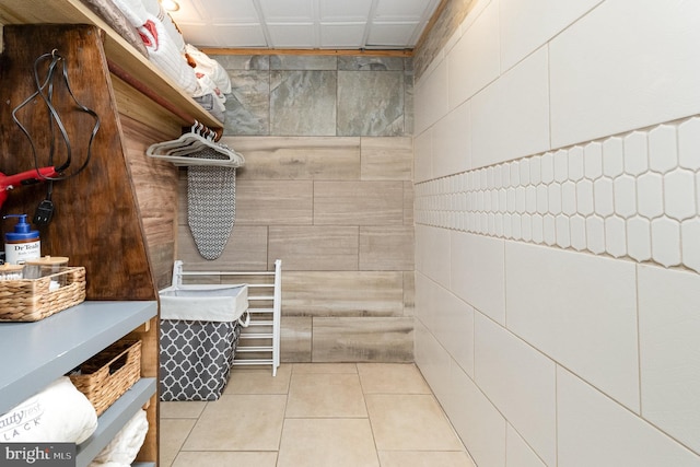 bathroom featuring tile patterned floors