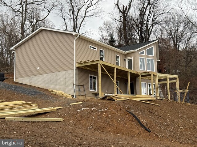 view of rear view of house