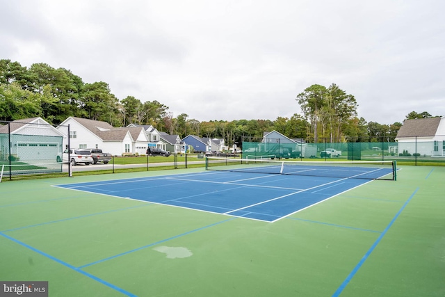 view of sport court