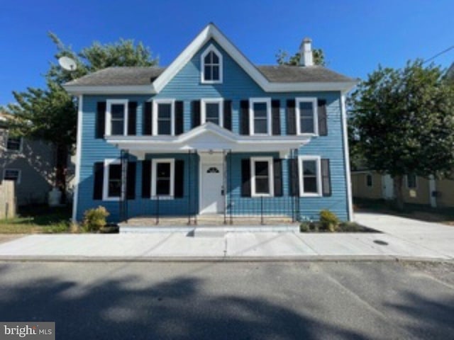 view of front of home with a porch