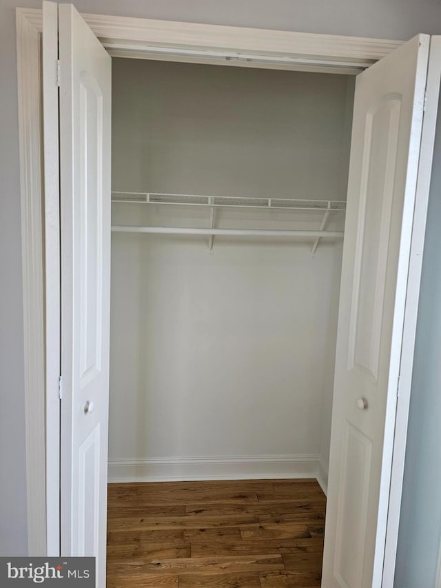 view of closet