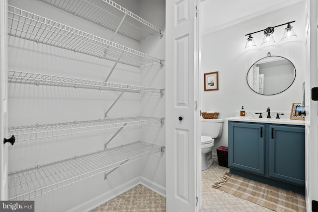 pantry featuring sink