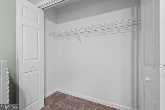 view of closet