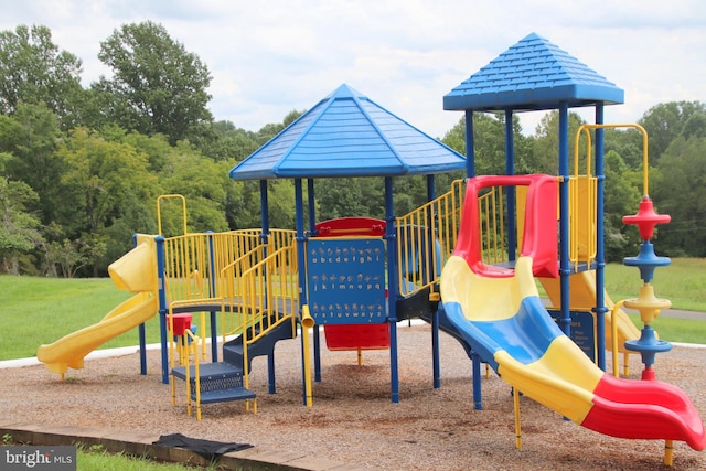 view of jungle gym