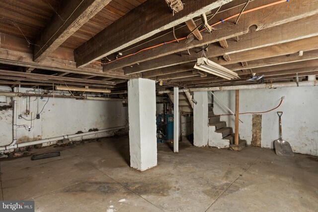 view of basement