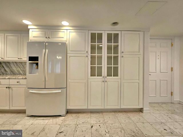 1080 Wisconsin Ave NW Unit 103/104, Washington, DC 20007 - dining room featuring a notable chandelier, built in features, visible vents, and dark wood-type flooring