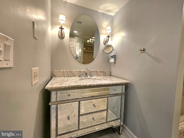 1080 Wisconsin Ave NW Unit 103/104, Washington, DC 20007 - bathroom featuring baseboards and vanity