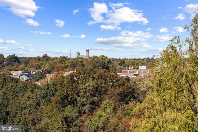 2301 N St NW Unit 708, Washington, DC 20037 - birds eye view of property with a forest view