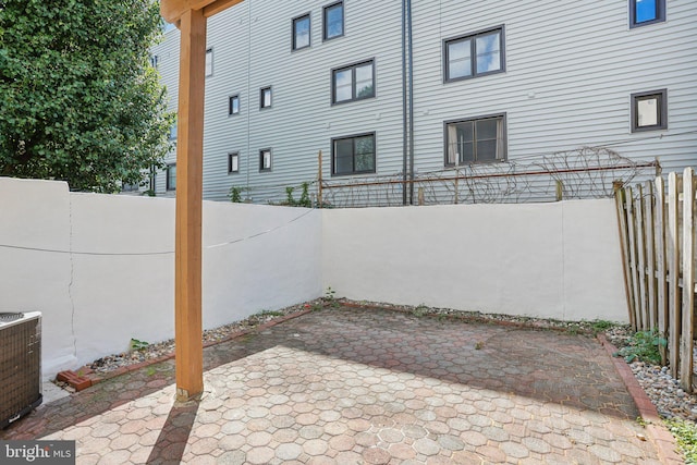 view of patio / terrace with cooling unit