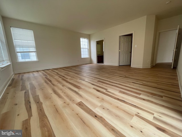 interior space with light wood-type flooring