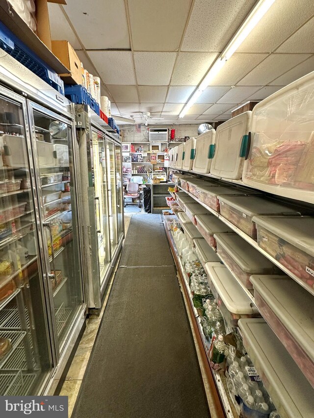 view of storage room