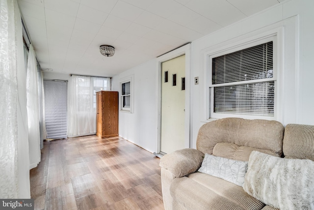 interior space featuring light hardwood / wood-style floors