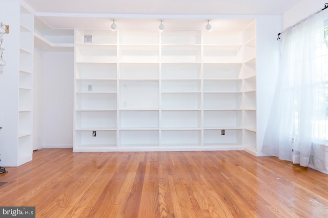 interior space featuring hardwood / wood-style flooring