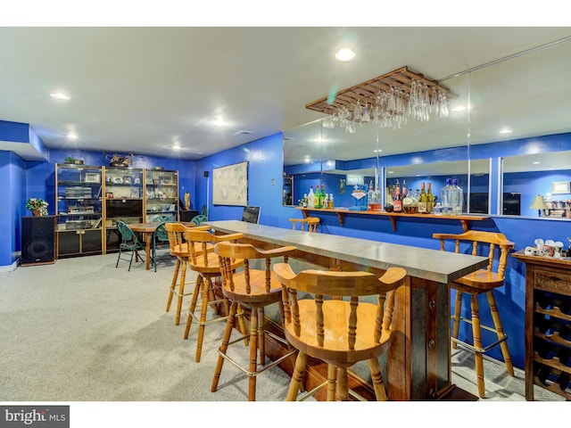 bar with carpet floors