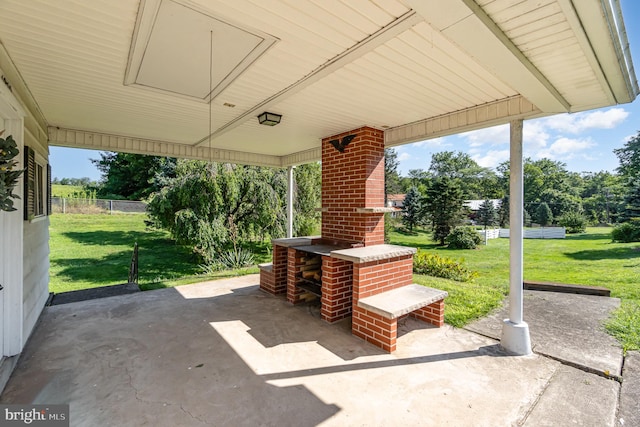 view of patio