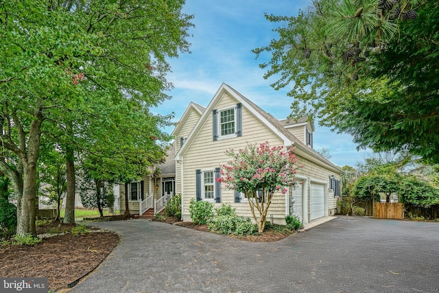 view of front of property