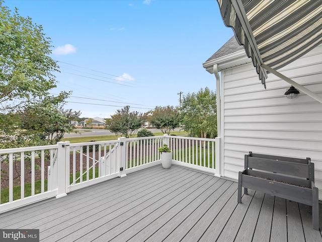 view of deck