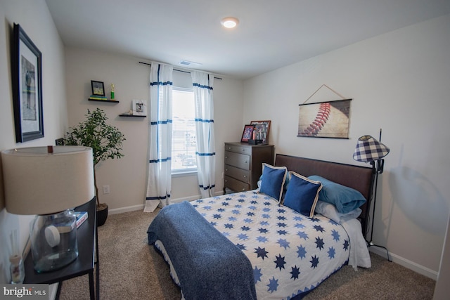 bedroom featuring carpet floors