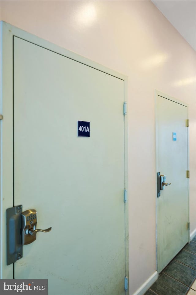 room details with tile patterned floors