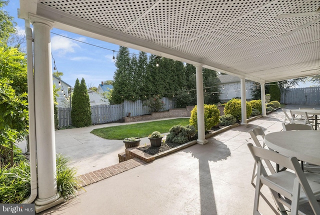 view of patio