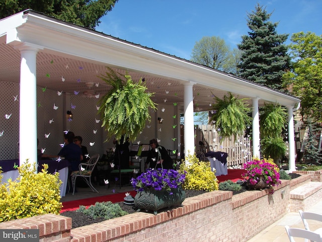 view of patio