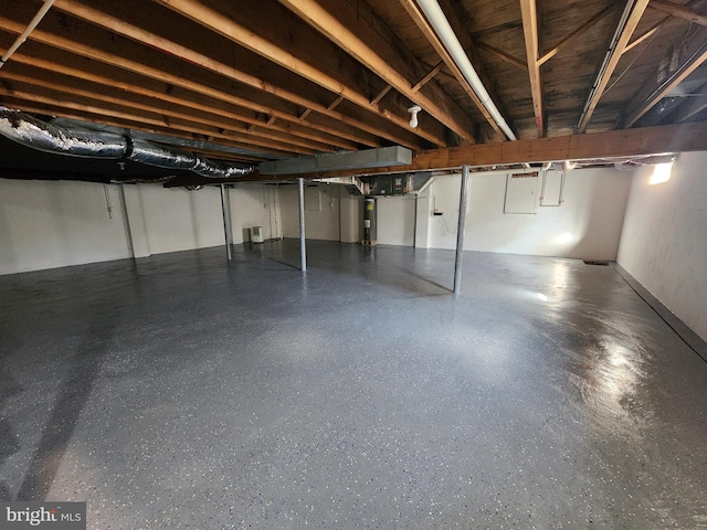 view of basement