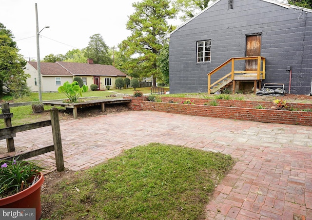 exterior space with a patio area