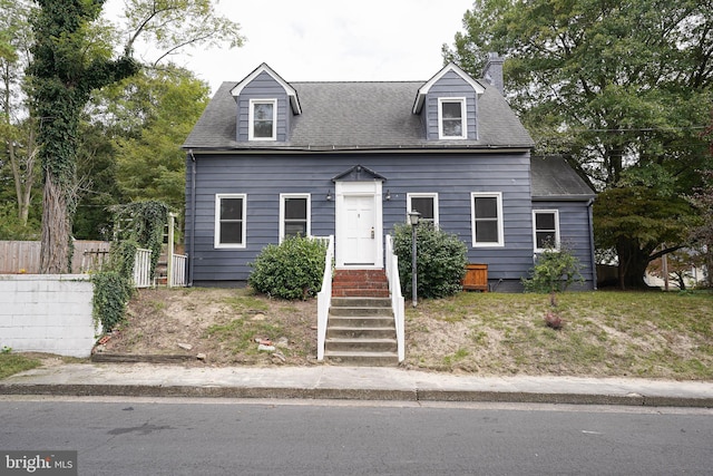 view of cape cod-style house