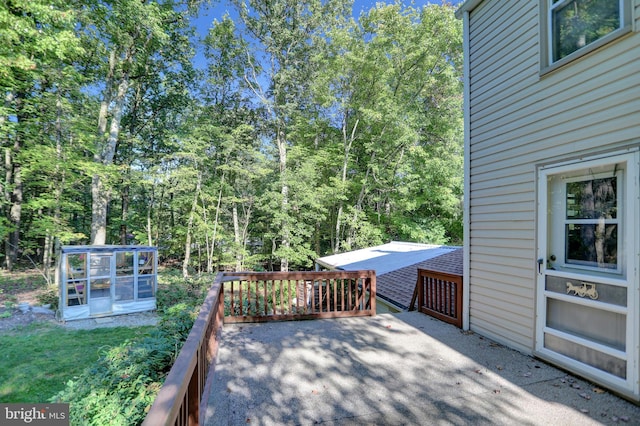 650 Bucks Church Rd, Newport, PA 17074 - view of wooden deck