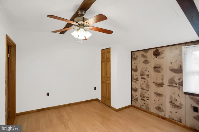 650 Bucks Church Rd, Newport, PA 17074 - unfurnished bedroom featuring light wood-type flooring, baseboards, and ceiling fan