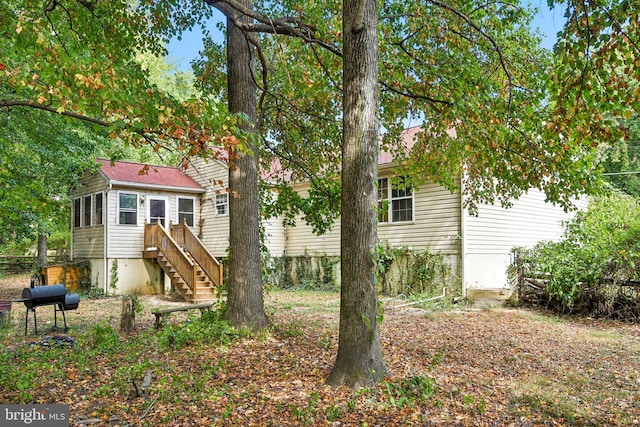 view of rear view of house