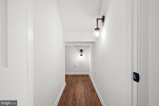 73 King Richard Rd, Berlin, MD 21811 - hall featuring dark wood-style flooring and baseboards