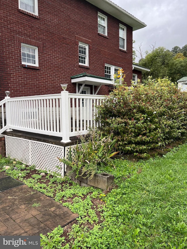 view of back of property