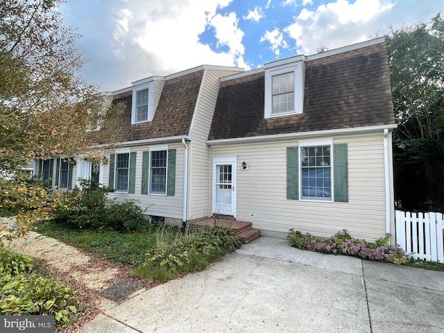 view of cape cod-style house