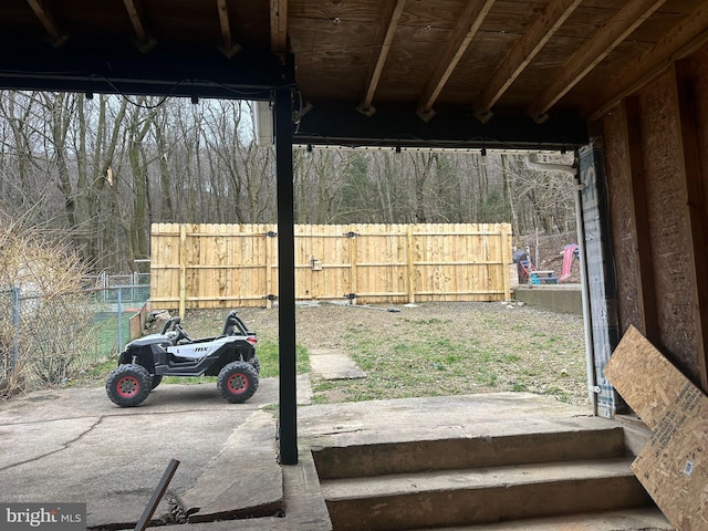 exterior space with a patio area