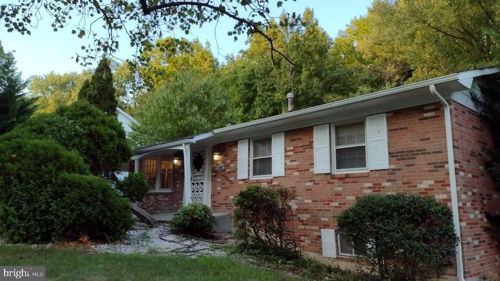 view of ranch-style home