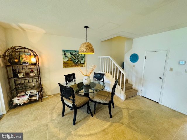 view of dining area